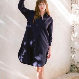 Mersea The Essential Shirt Dress Long Sleeve Cotton Size Medium